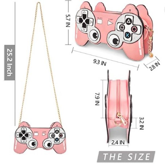 NOVELTY GAME PAD SHAPED CROSSBODY BAG - Picture 9 of 14